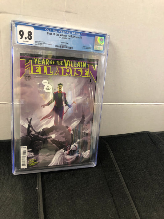 DC COMICS YEAR OF VILLAIN: HELL ARISEN #3 (2020) THIRD PRINTING 1ST APPEARANCE OF PUNCHLINE CGC 9.8 WP