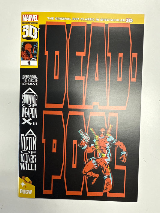 PUGW MARVEL COMICS PAN DIMENSIONAL DEADPOOL #1 W 3D Glasses