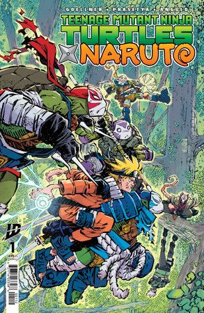 IDW PUBLISHING TEENAGE MUTANT NINJA TURTLES NARUTO #1  2ND PRINT