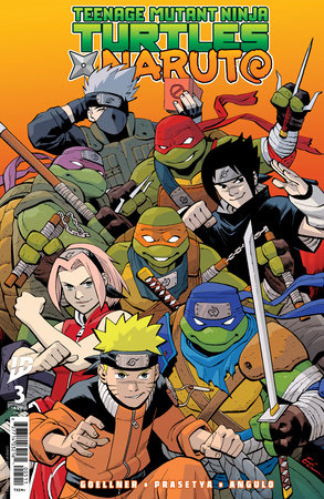 IDW PUBLISHING TEENAGE MUTANT NINJA TURTLES/NARUTO #3 VARIANT D (YOUNG)