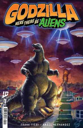 MARVEL COMICS GODZILLA: HERE THERE BE ALIENS #1