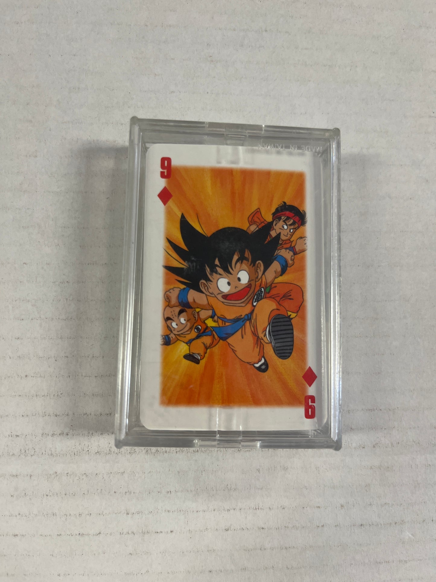 Dragon Ball Z playing cards