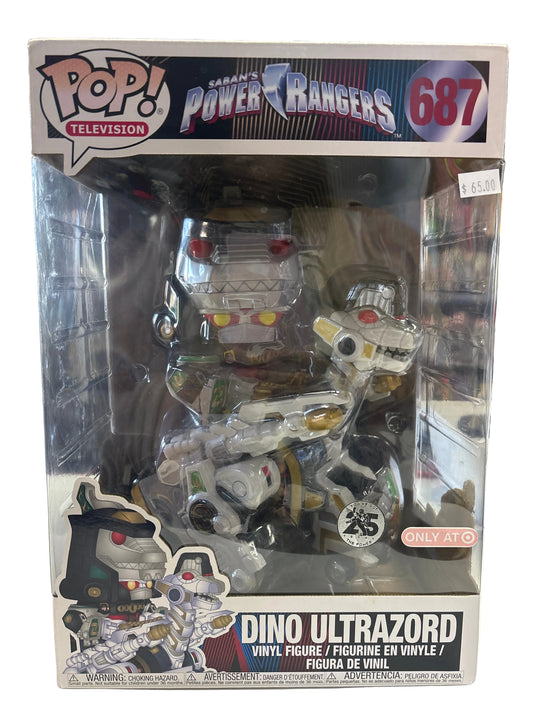 FUNKO POP TELEVISION GIANT SIZE DINO ULTRAZORD 687 VINYL FIGURE