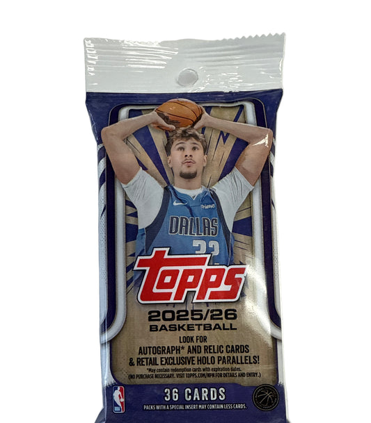 TOPPS 2025/26 BASKETBALL SINGLE PACK