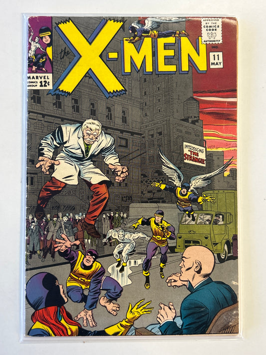 MARVEL COMICS THE X-MEN #11 (1965) SILVER AGE OFF WHITE PAGES FINE CONDITION