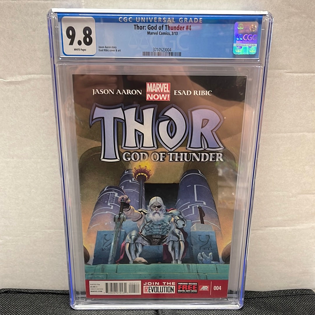 MARVEL COMICS THOR GOD OF THUNDER #4 CGC 9.8