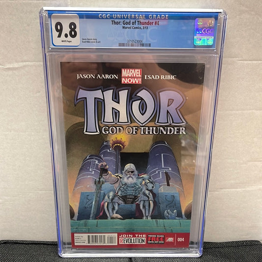 MARVEL COMICS THOR GOD OF THUNDER #4 CGC 9.8