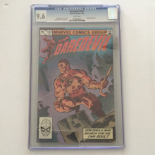 MARVEL COMICS, DAREDEVIL #191 (1983), CGC 9.6 WP