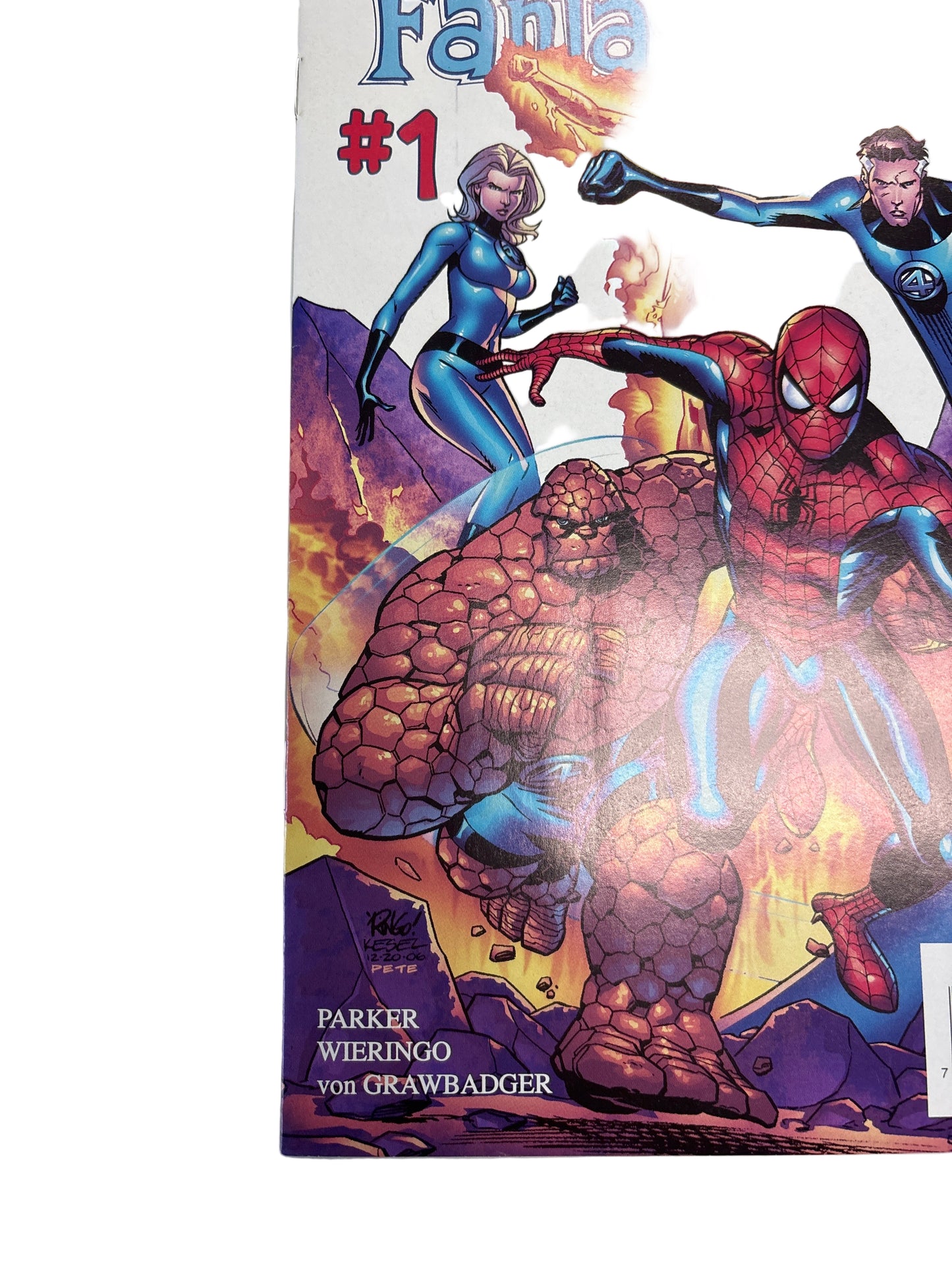 MARVEL COMICS SPIDER-MAN AND THE FANTASTIC FOUR #1