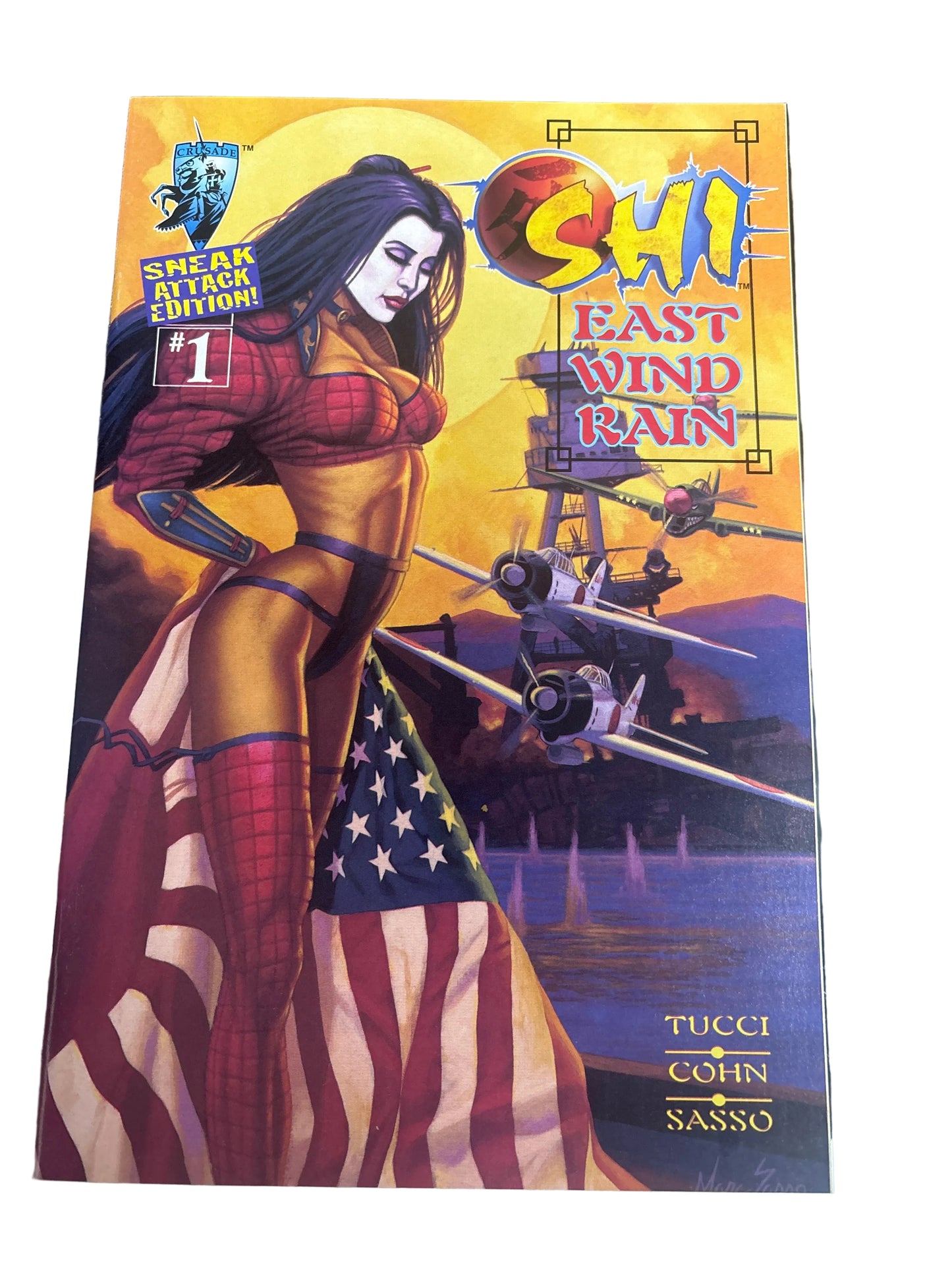 CRUSADE PREMIERE ISSUE SHI #1 SIGNED