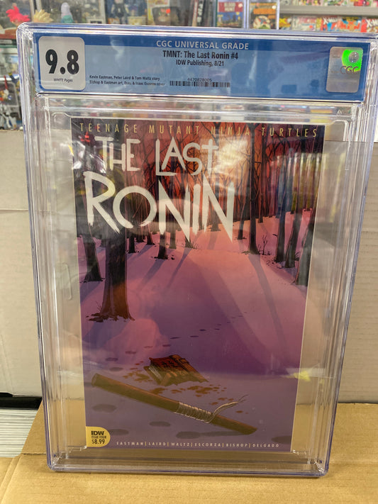 IDW PUBLISHING TEENAGE MUTANT NINJA TURTLES THE LAST RONIN #4 (2021) CGC 9.8 WP
