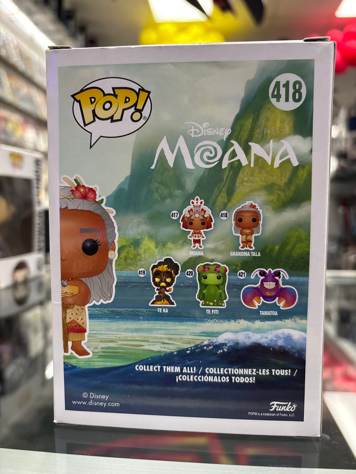 FUNKO POP DISNEY MOANA GRANDMA TALA 418