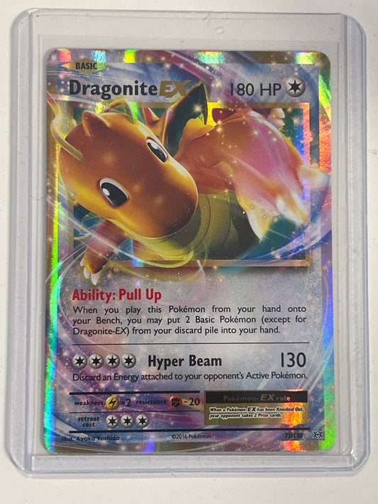 POKÉMON TCG DRAGONITE EX 72/108 LIGHT PLAY/NEAR MINT CONDITION