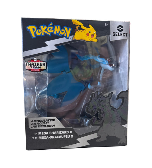 POKEMON SELECT MEGA CHARIZARD X TRAINER TEAM SERIES FIGURE