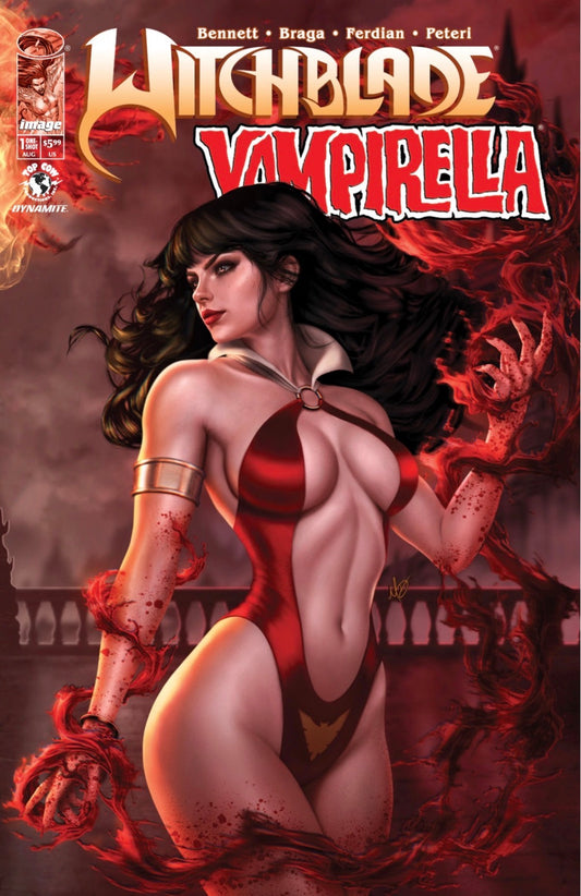 IMAGE COMICS WITCHBLADE VAMPIRELLA 1 MICHELLE DIAS 616
COMICS Trade Dress Variant D LTD 550
