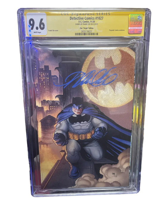 CGC DETECTIVE COMICS #1027 9.6 SIGNED BY FRANK CHO