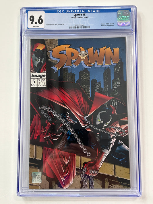 IMAGE COMICS SPAWN #5 CGC 9.6