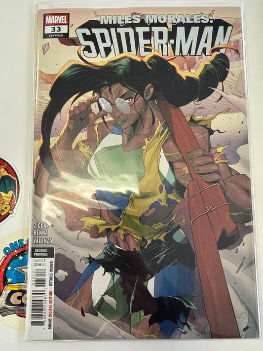 MARVEL COMICS MILES MORALES SPIDER-MAN #33 2nd printing