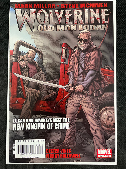 WOLVERINE OLD MAN LOGAN #68 VF/NM (2008, WOLVERINE MARVEL COMIC KEY!)