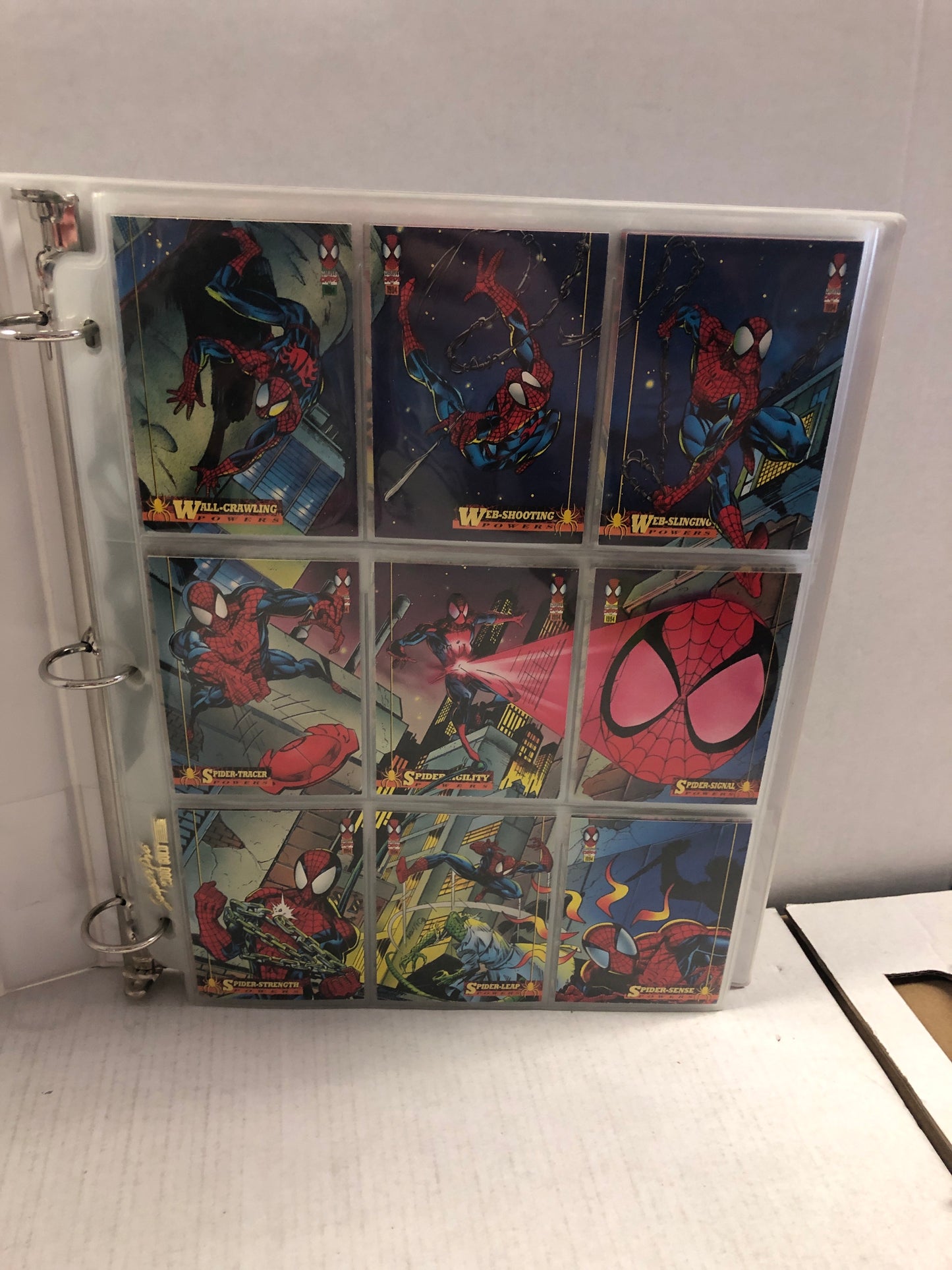 1994 MARVEL SPIDER-MAN TRADING CARDS  1ST EDITION FULL BASE SET 1-150