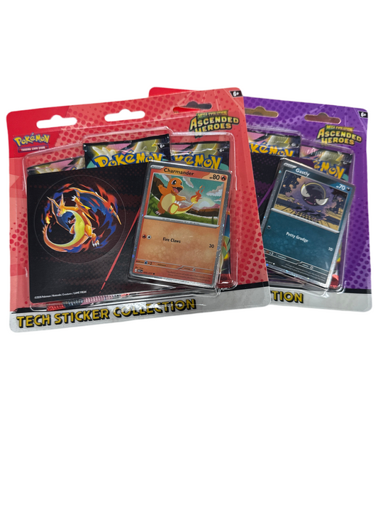 POKEMON MEGA EVOLUTIONS ASCENDED TECH STICKER 3 PACK