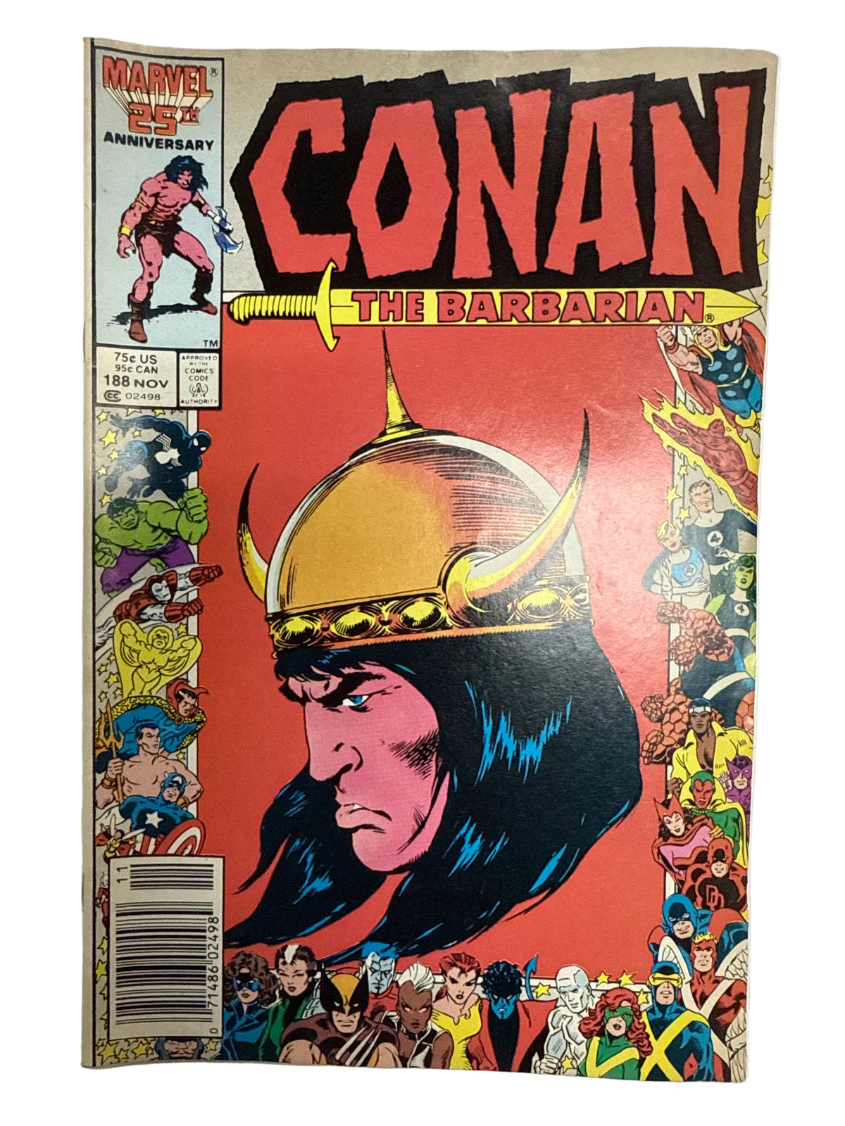 MARVEL COMICS CONAN #188 BORDER SPECIAL