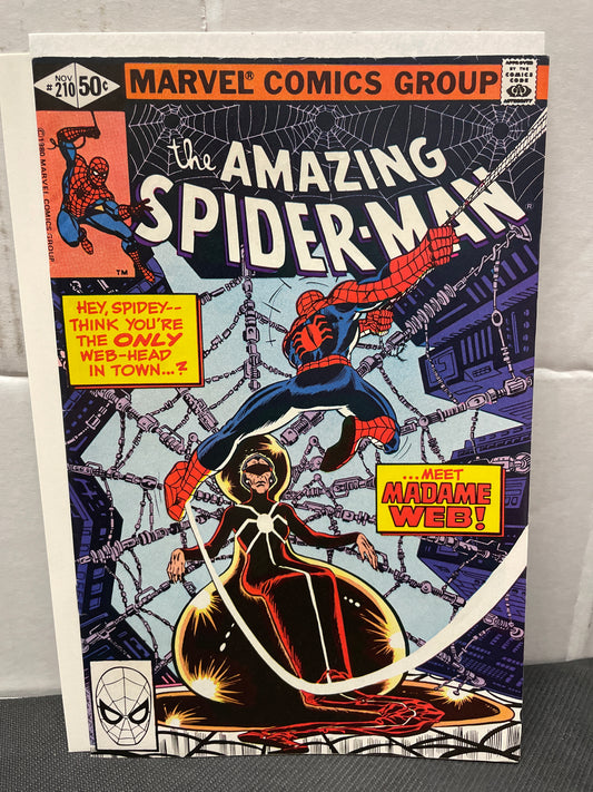 THE AMAZING SPIDER-MAN #210 VF+ (1980, MEGA KEY!) 1st APPEARANCE OF MADAME WEB & BELINDA BELL!