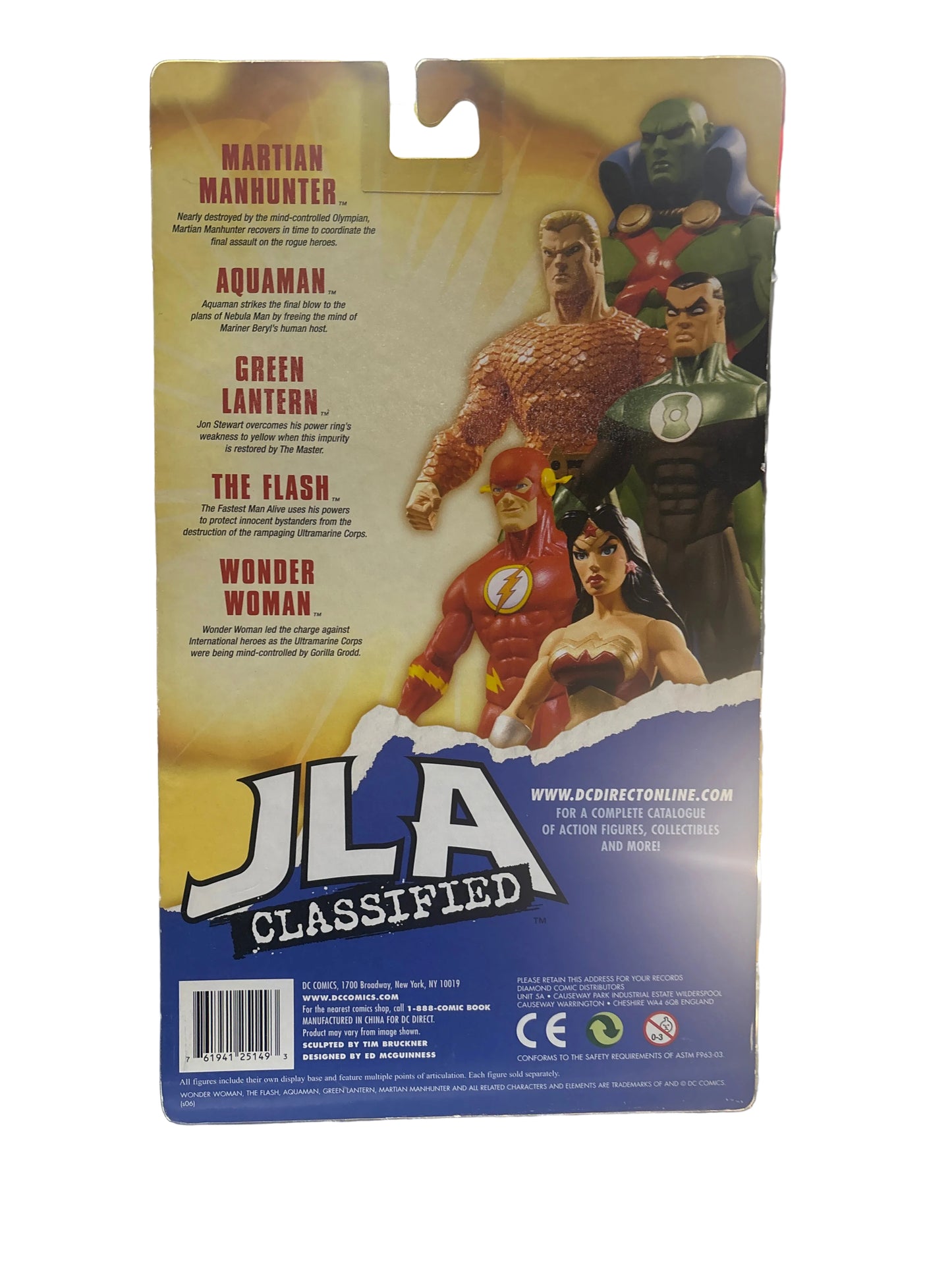 SERIES 1 JLA CLASSIFIED ACTION FIGURES GREEN LANTERN