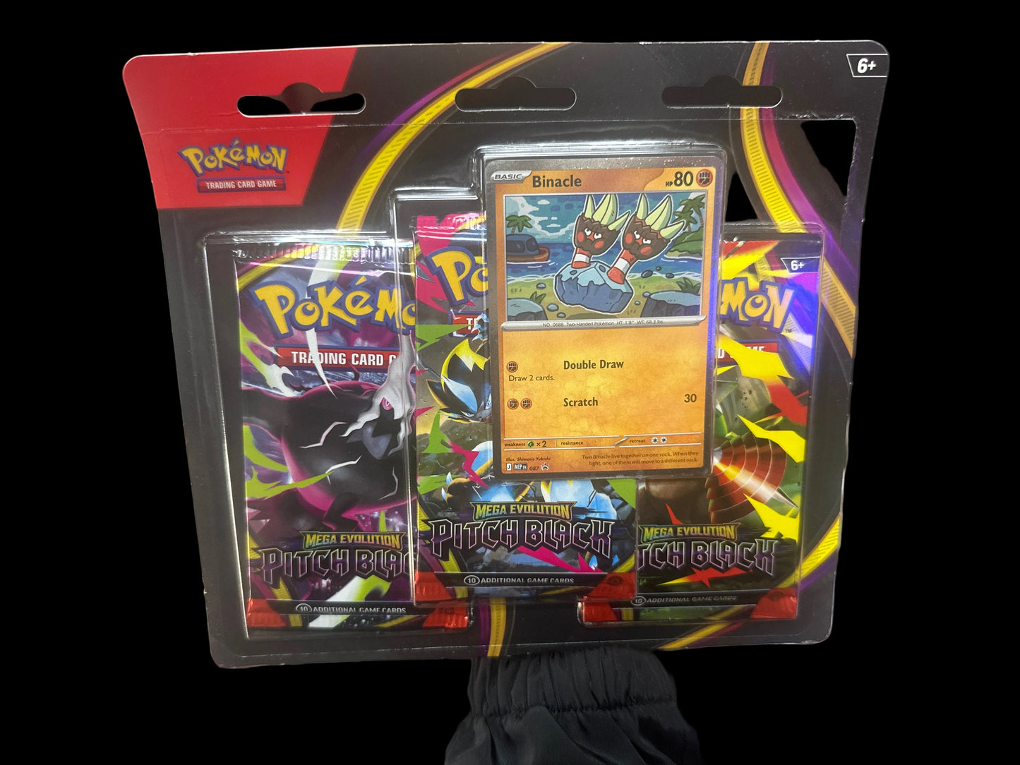 POKEMON MEGA EVOLUTION PITCH BLACK BLISTER PACK