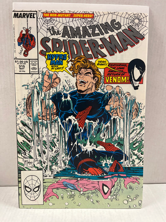 AMAZING SPIDER-MAN #315 NM- (1989, TODD MCFARLANE) VENOM KEY!