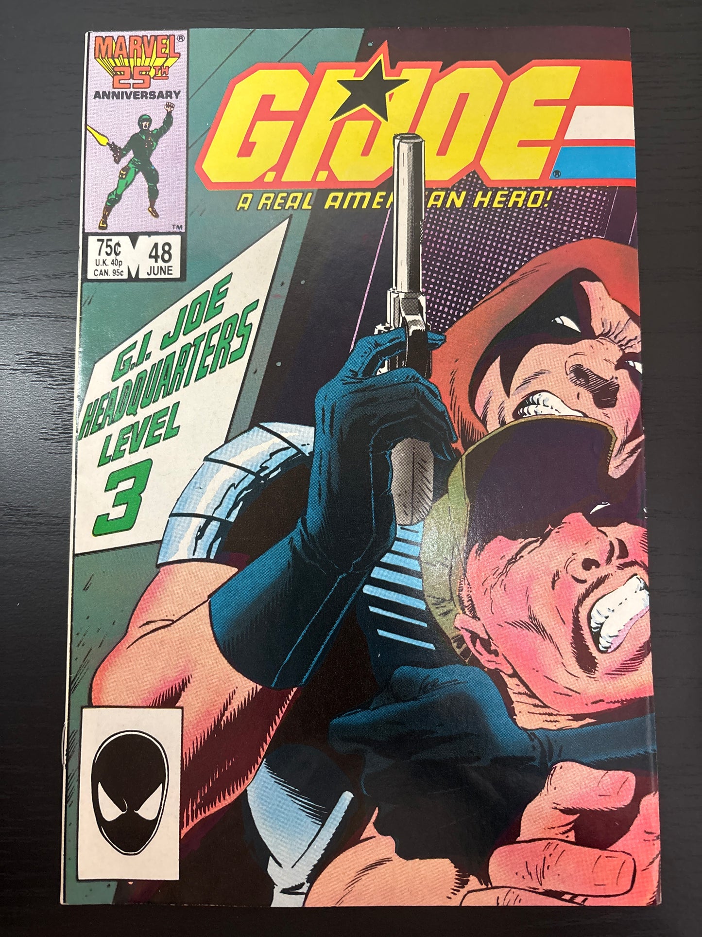 MARVEL 25TH ANNIVERSARY G.I. JOE #48 FIRST APPEARANCE OF SGT SLAUGHTER