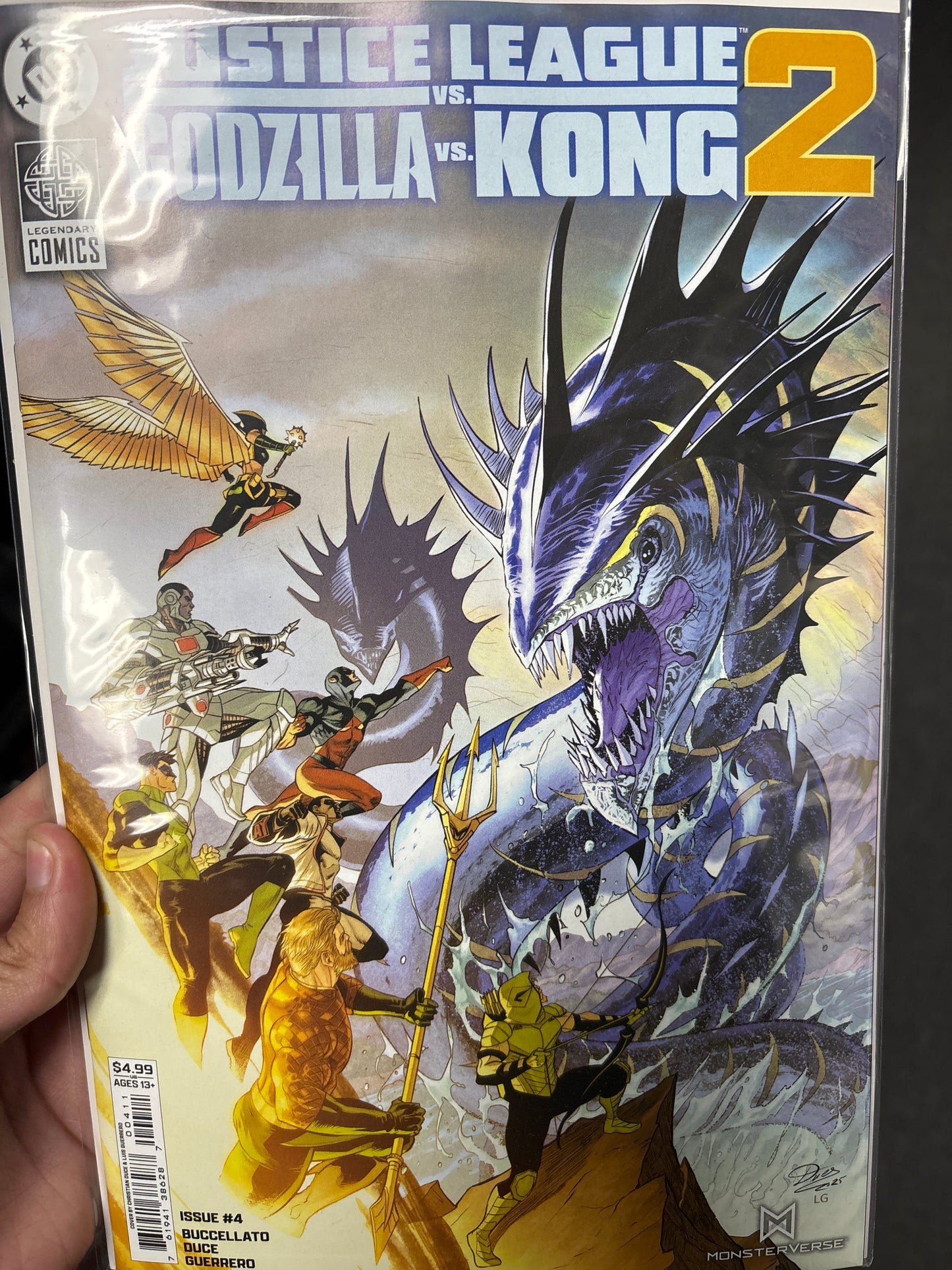 DC COMICS JUSTICE LEAGUE VS GODZILLA VS KONG 2 #4 CVR B 1025