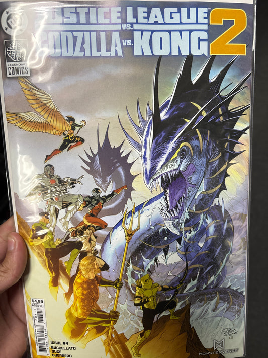 DC COMICS JUSTICE LEAGUE VS GODZILLA VS KONG 2 #4 CVR B 1025