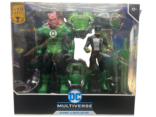 MCFARLANE GOLD LABEL COLLECTION DC MULTIVERSE KILOWOG AND GREEN LANTERN