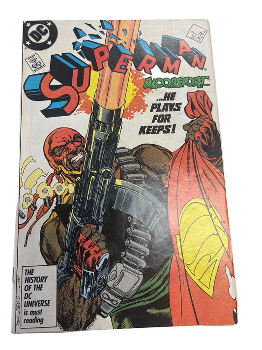 DC COMICS SUPERMAN #4 1ST APPEARANCE OF BLOODSPORT