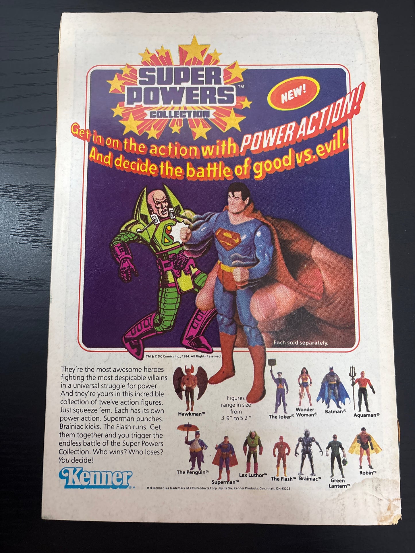 DC MINI SERIES SUPER POWERS #5 (1984) NEWSSTAND
