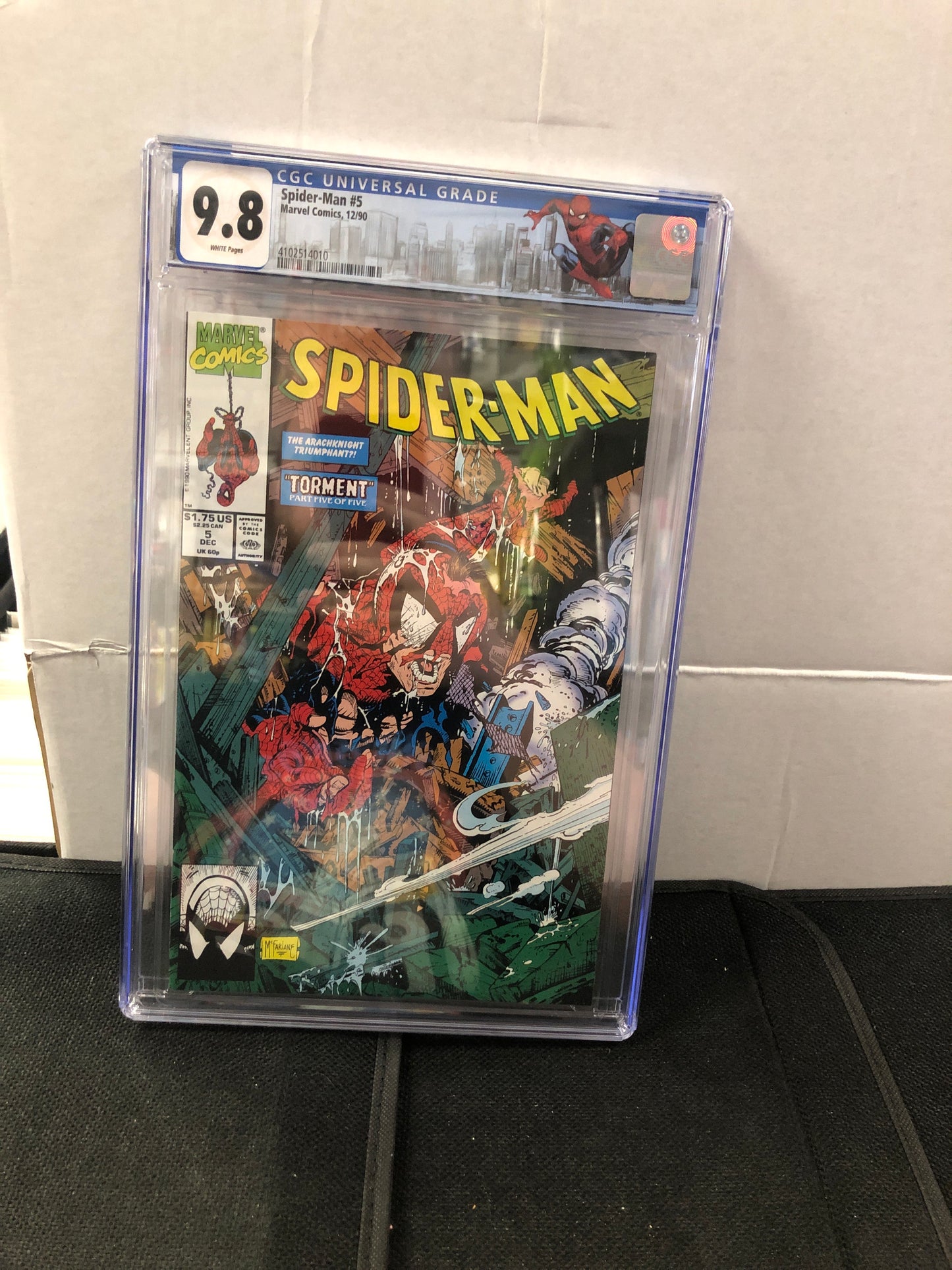 MARVEL COMICS SPIDER-MAN #5 (1990) CGC 9.8 WP