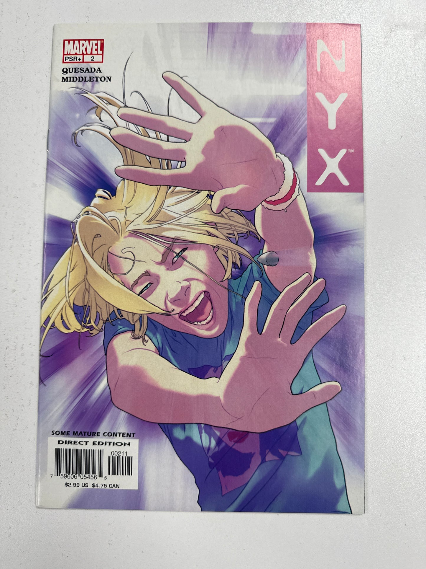 NYX #2 - (2003) 1st Print Joshua Middleton Cover & Art Joe Quesada NM