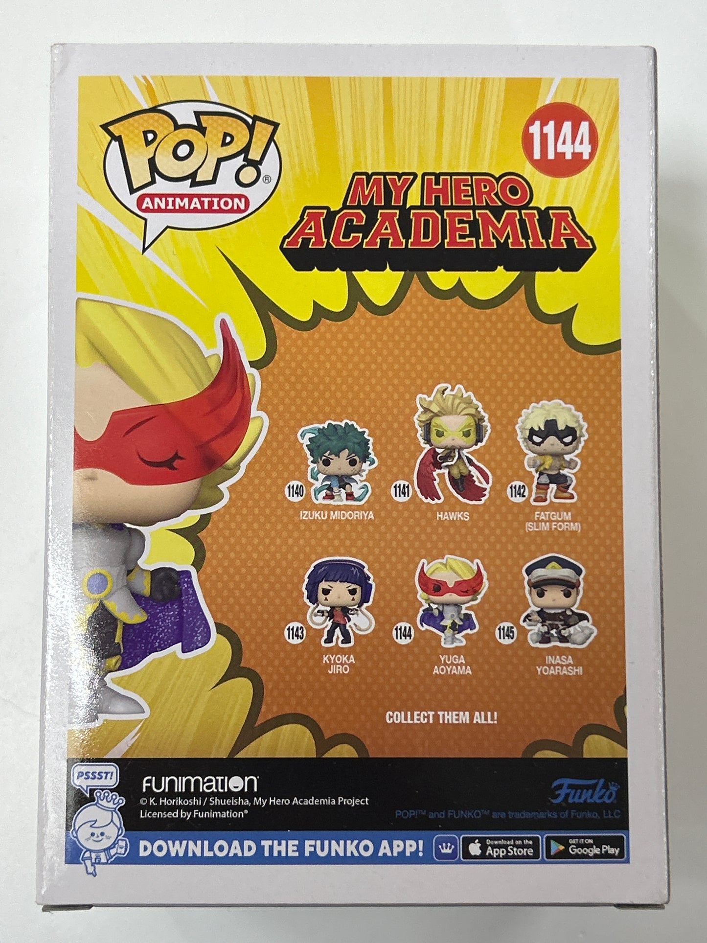 FUNKO POP MY HERO ACADEMIA YUGA AOYAMA GREAT CONDITION