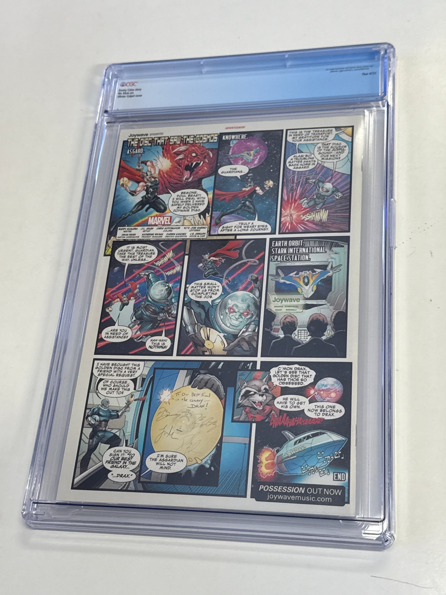 MARVEL THOR #5 CUSTOM LABEL CGC 9.8
