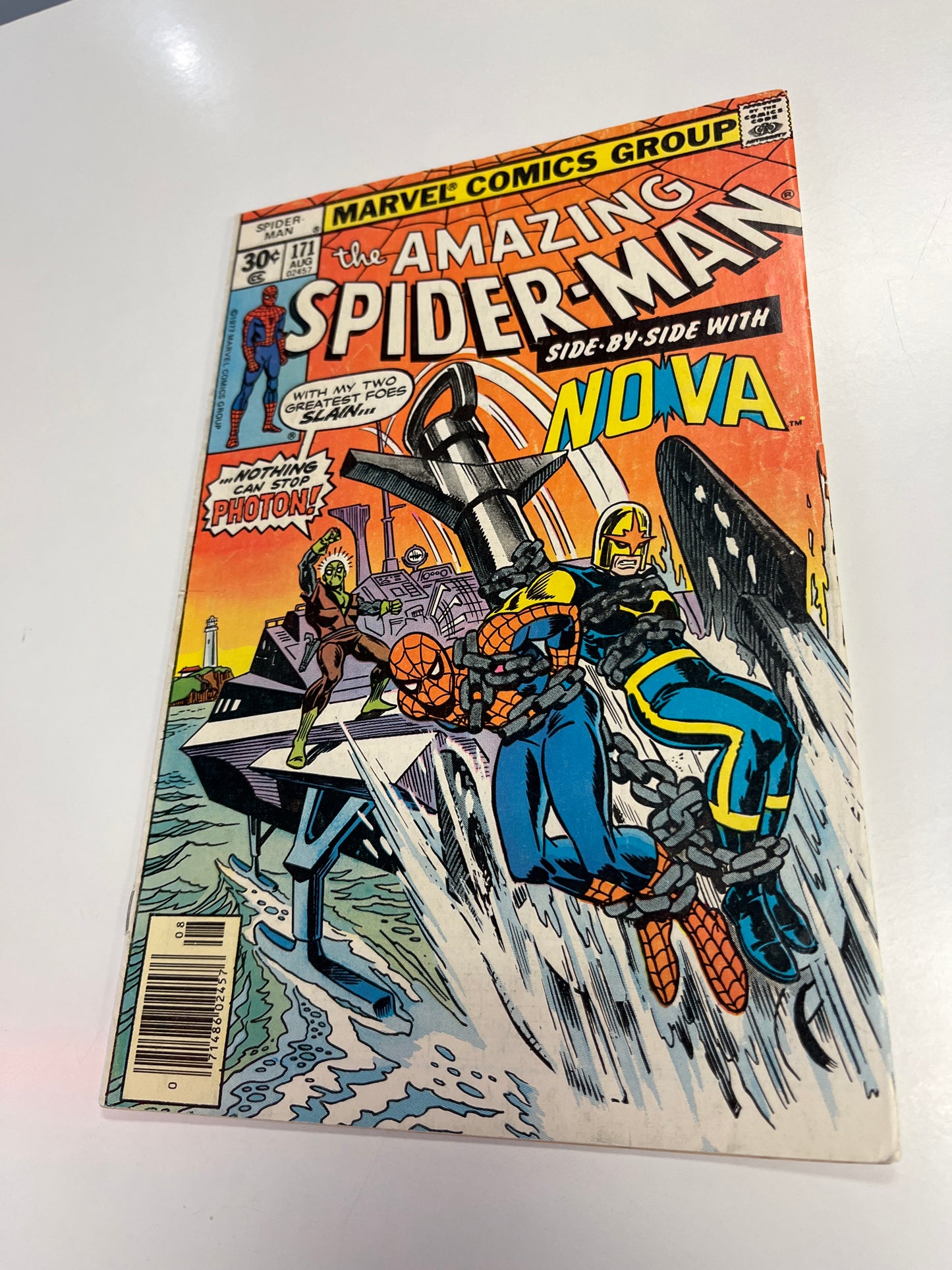 MARVEL COMIC GROUP- THE AMAZING SPIDER-MAN #171 AUG