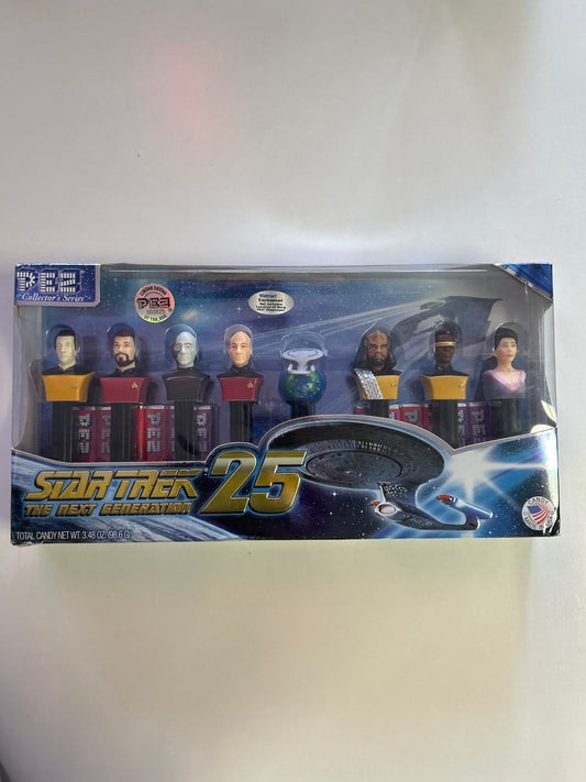PEZ STAR TREK THE NEXT GENERATION 25 (2012) FAIR/GOOD CONDITION