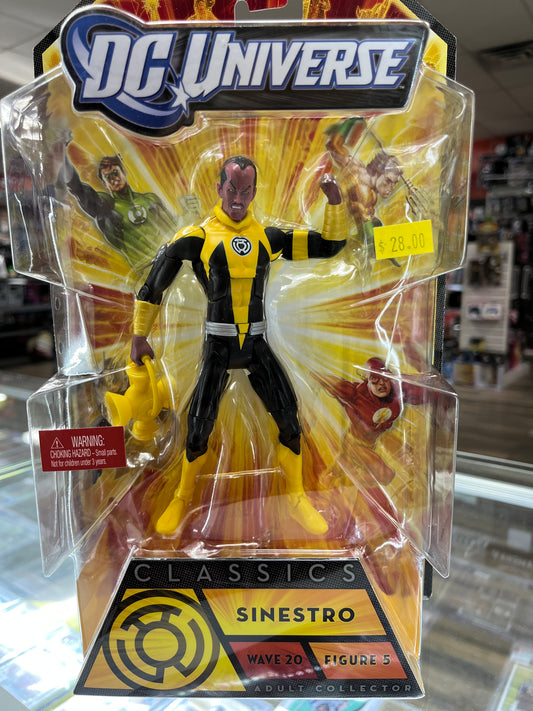 DC UNIVERSE SINESTRO ACTION FIGURE