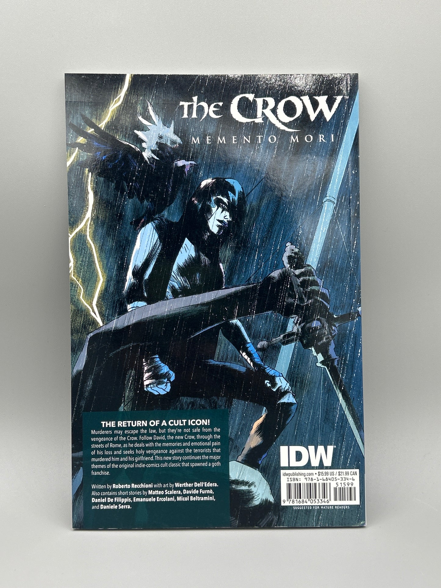 IDW The Crow Memento Mori Trade Paperback