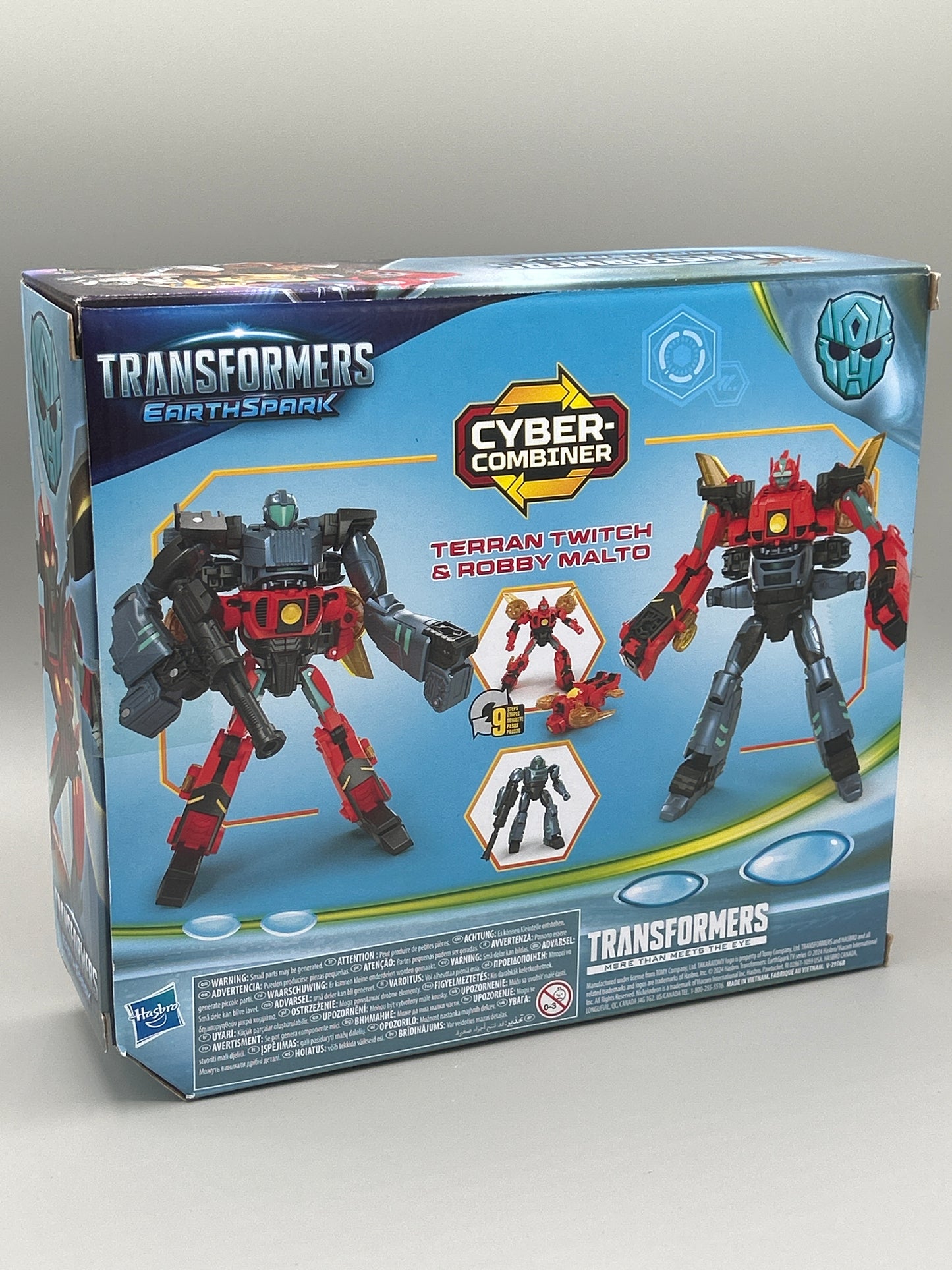 HASBRO TRANSFORMERS CYBER-COMBINER TERRAN TWITCH AND ROBBY MALTO NEW IN BOX NEAR MINT