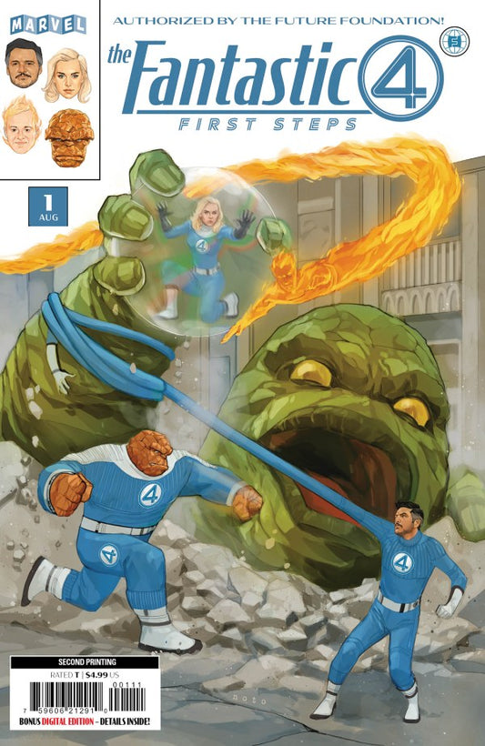 MARVEL COMICS FANTASTIC FOUR FIRST STEPS #1 SECOND PRINTING