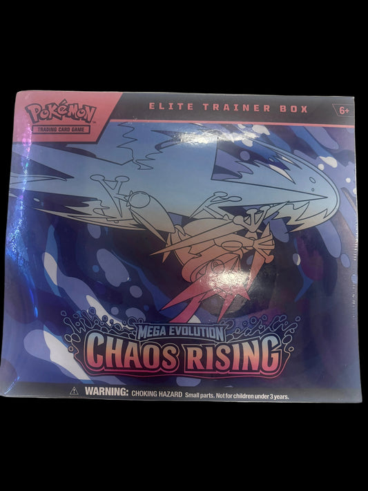 POKEMON MEGA EVOLUTION CHAOS RISING ELITE TRAINER BOX