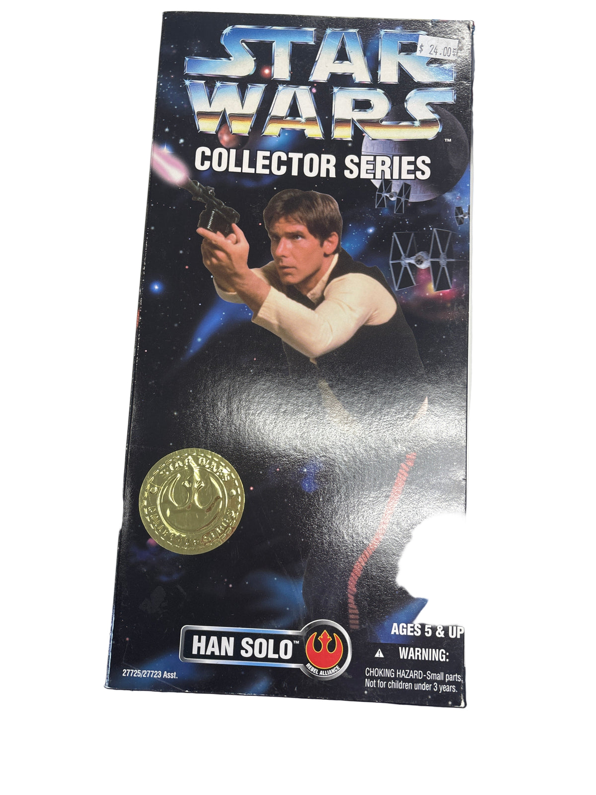STAR WARS COLLECTOR SERIES HAN SOLO ACTION FIGURE KENNER