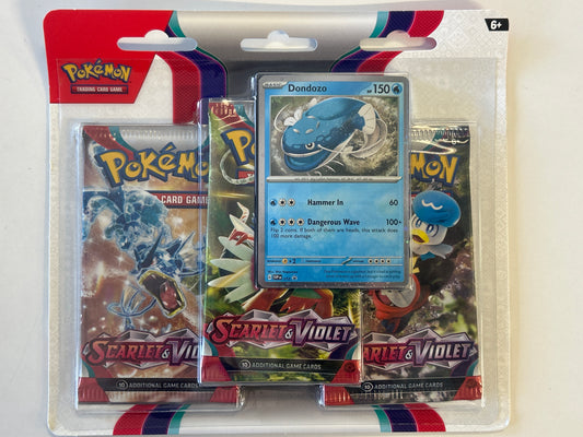 POKÉMON TCG SCARLET & VIOLET BASE SET 3 PACK BLISTER