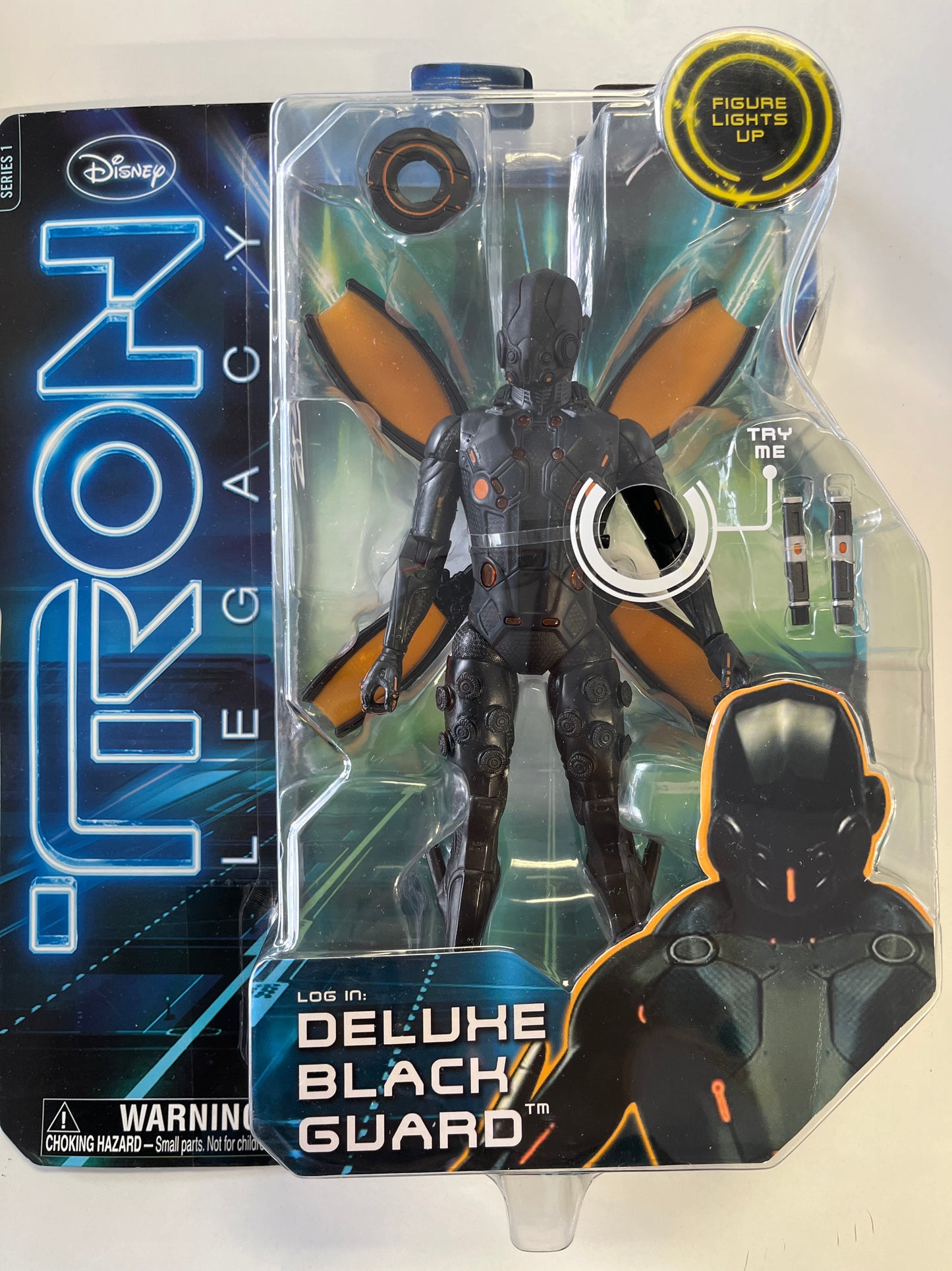 TRON LEGACY DISNEY IMPULSE PROJECTION  DELUXE BLACK GUARD DISNEY